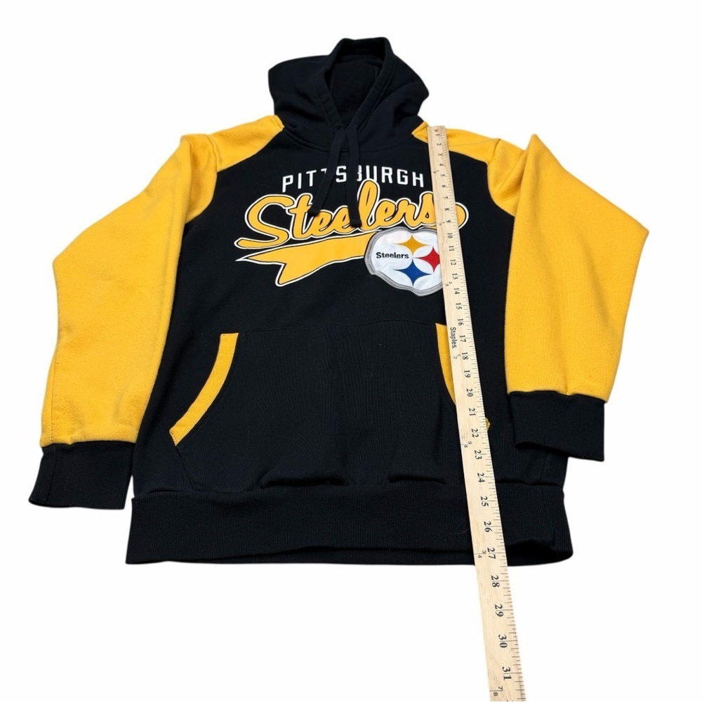 NFL Pittsburgh Steelers Black and Yellow Hoodie - Picture 3 of 9